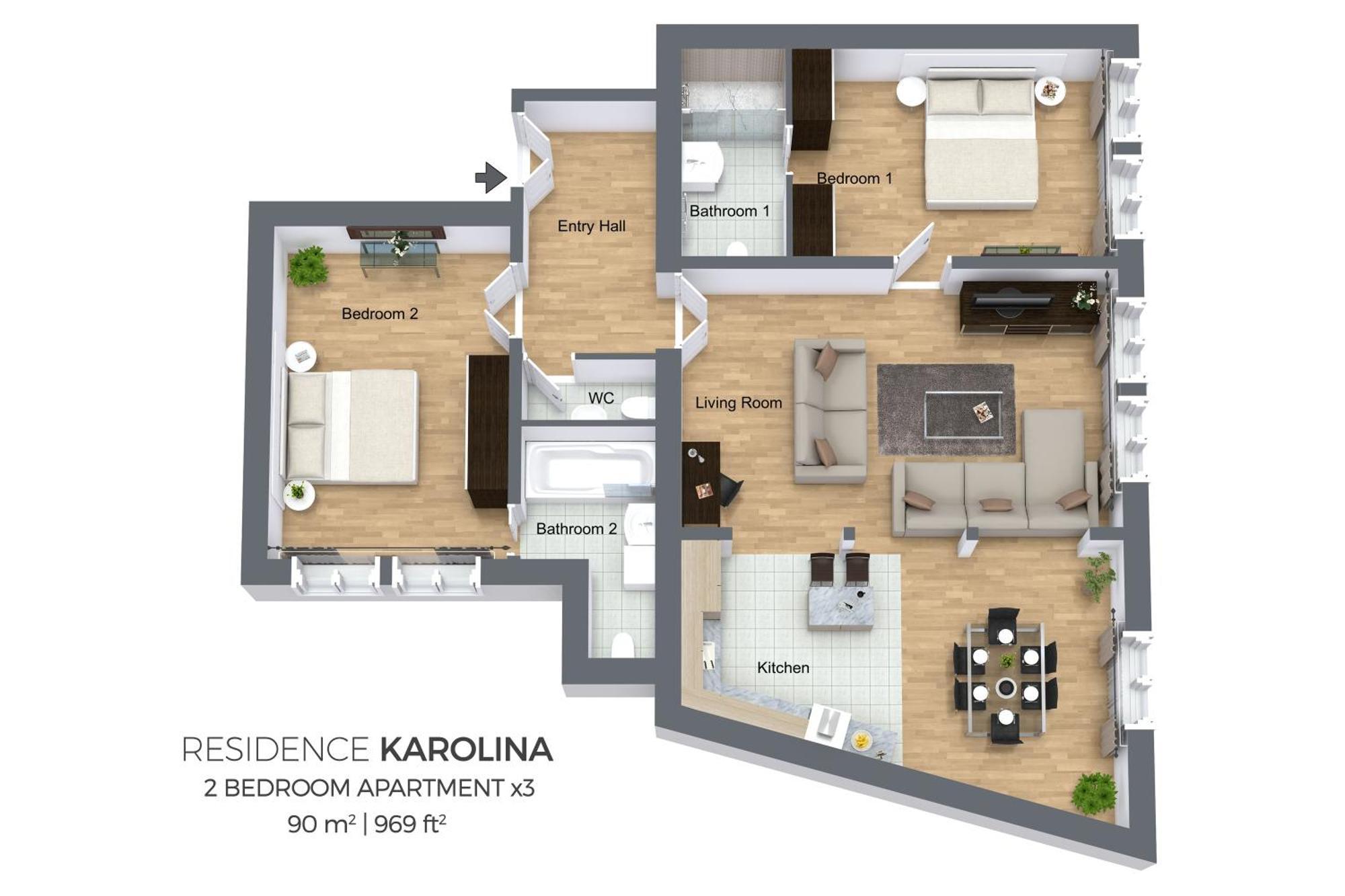 Residence Karolina Prága Szoba fotó