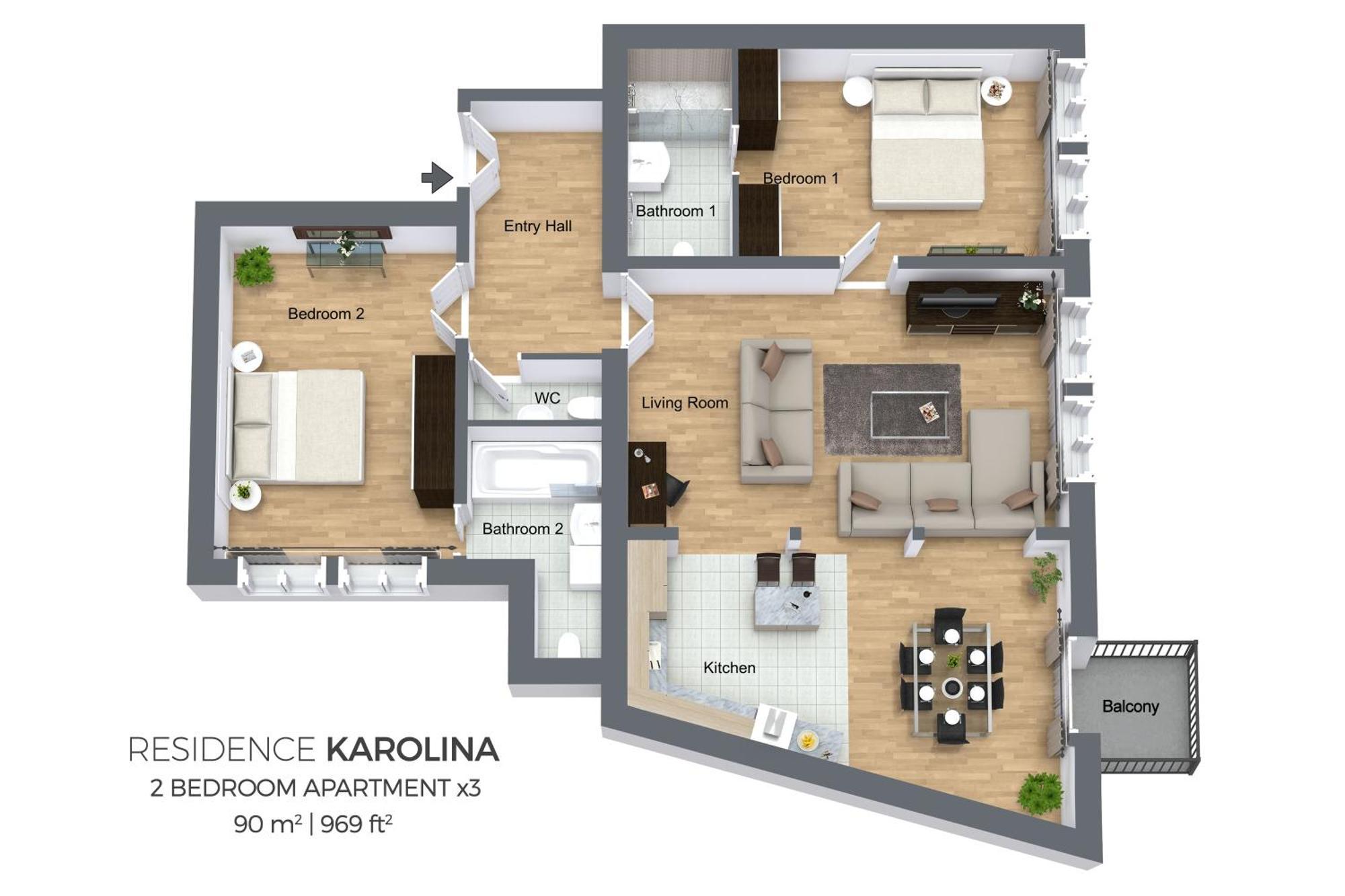 Residence Karolina Prága Szoba fotó