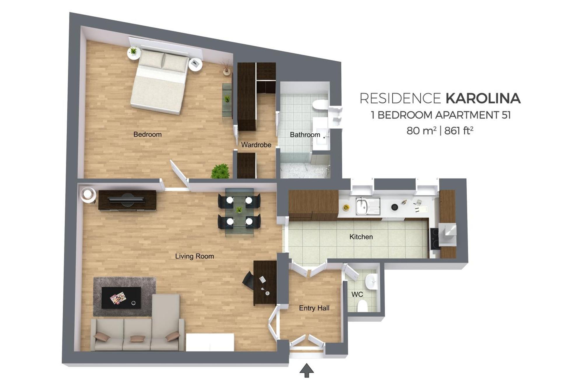 Residence Karolina Prága Szoba fotó
