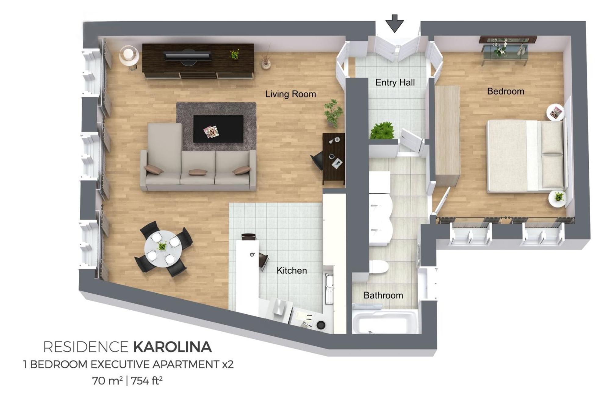 Residence Karolina Prága Szoba fotó