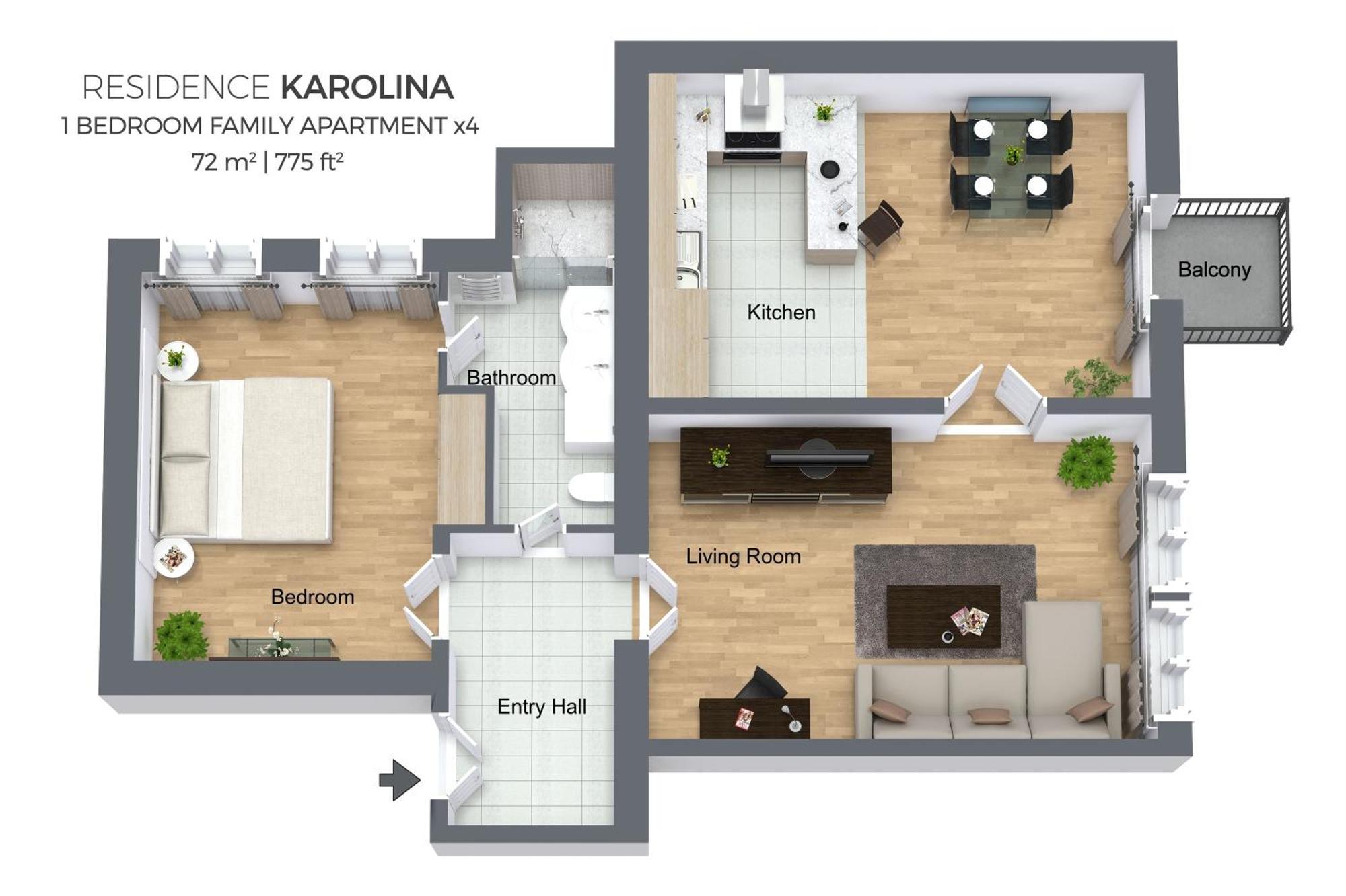 Residence Karolina Prága Szoba fotó